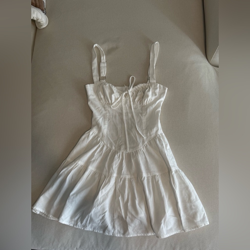 Peppermayo Lucie Linen Minj Dress - Picture 2 of 4